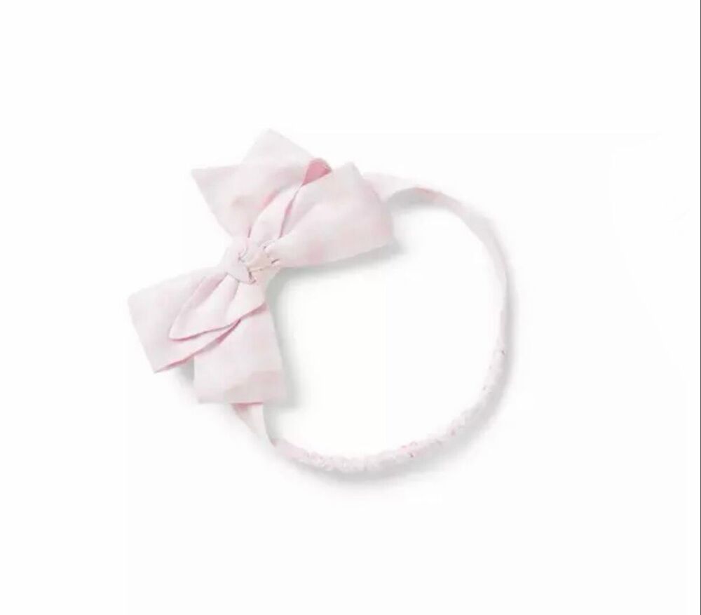 Janie and Jack Baby Gingham Bow Soft Headband